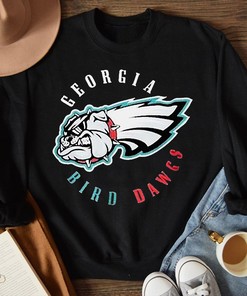 Georgia Bird Dawgs Eagles and Bulldogs Tee - Fan Gift Idea