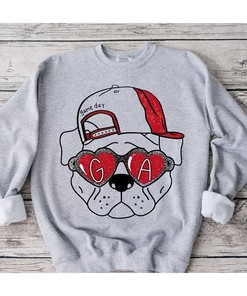 Georgia Bulldog Sunnies Tee Shirt - Fan Gift Idea