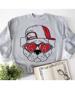 Georgia Bulldog Sunnies Tee Shirt - Fan Gift Idea
