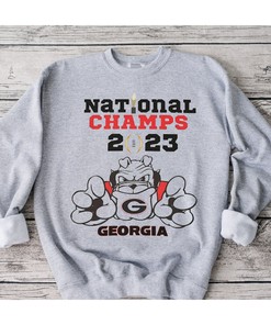 Georgia Bulldogs National Champs 2023 Tee - NCAA Apparel for Fans