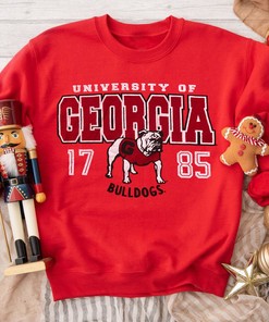 Georgia Bulldogs Sweatshirt Hoodie Tee - NCAA Apparel for Fans