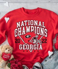 Georgia Football 2022 National Champs Tee - NCAA Apparel for Fans