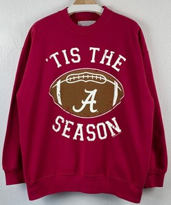 Get In The Holiday Spirit With Alabama Crimson Tide Preppy Tis The Season Tee