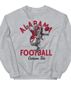 Get Into The Game With Vintage Alabama Football Tee