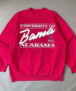 Get The Classic Look with NCAA - Alabama Crimson Tide Crew Neck Sweatshirt
