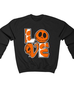 Halloween Jack and Sally Love the Clemson Tigers NCAA T-Shirt Hoodie Sweatshirt for Men Women Fan Gift