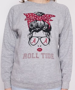 Have A Messy Bun And Love Alabama With This Cute Tee