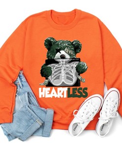 Heart T-Shirt To Match Dunk Low Miami Hurricanes Crewneck Sweater Hoodie