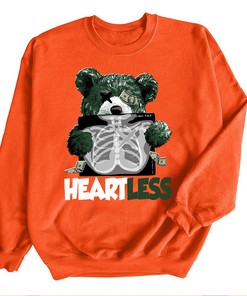 Heart T-Shirt To Match Dunk Low Miami Hurricanes Crewneck Sweater Hoodie