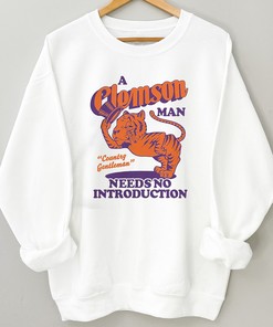 Homefield Apparel Clemson Man Vintage Style T-Shirt Sweatshirt Hoodie for Fans