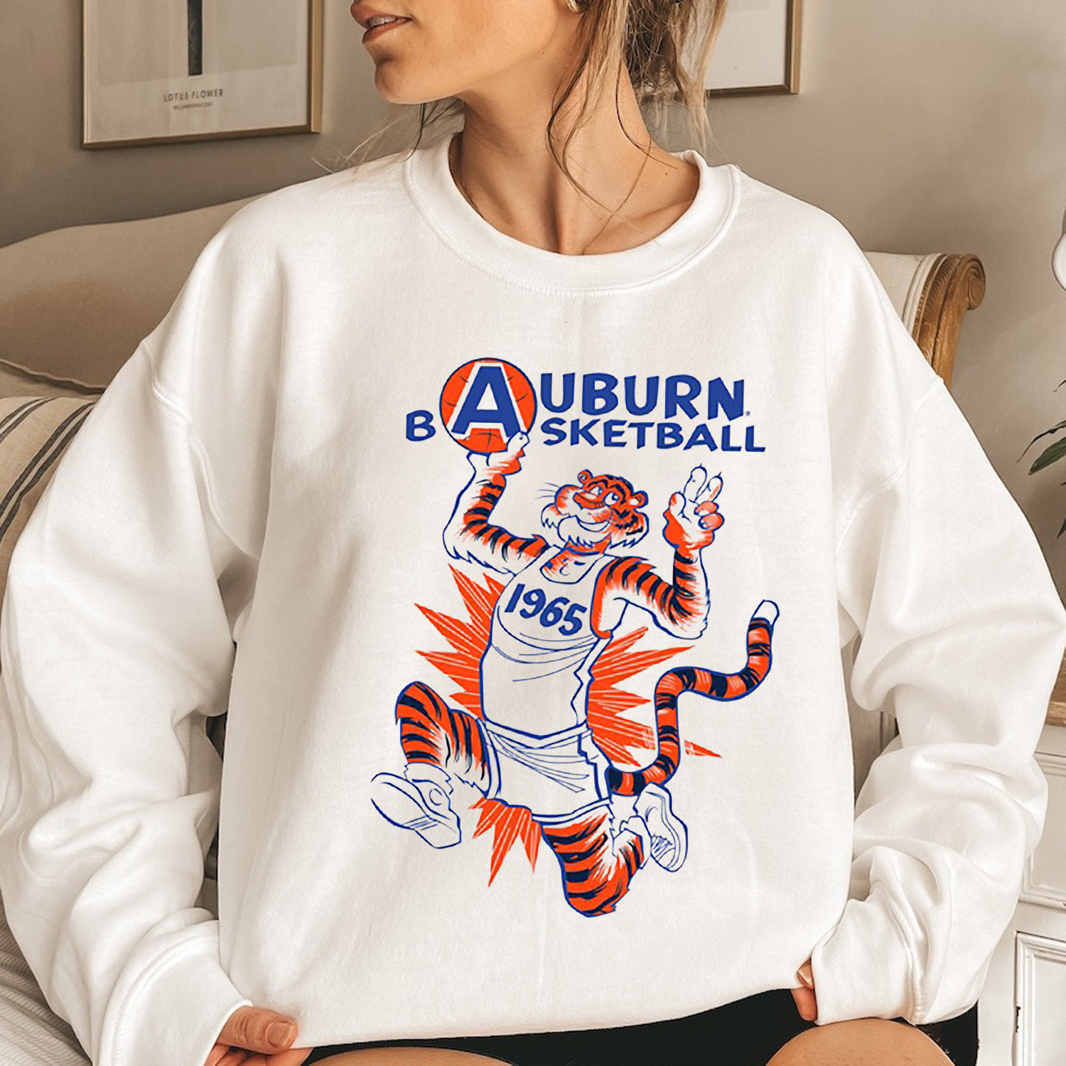 Homefield Original Aubie Auburn Basketball Tee with Fan Gift Option