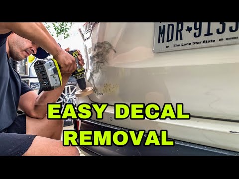 How to Remove Decals from a Car