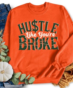 Hustle Like You're Broke Miami Hurricanes NCAA Sweatshirt Hoodie, T-Shirt