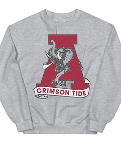 Keep Warm In Vintage Crimson Tide Hoodie For Fans