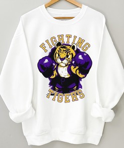 LSU Fighting Tigers Graphic Tee - Vintage Style Fan Gift