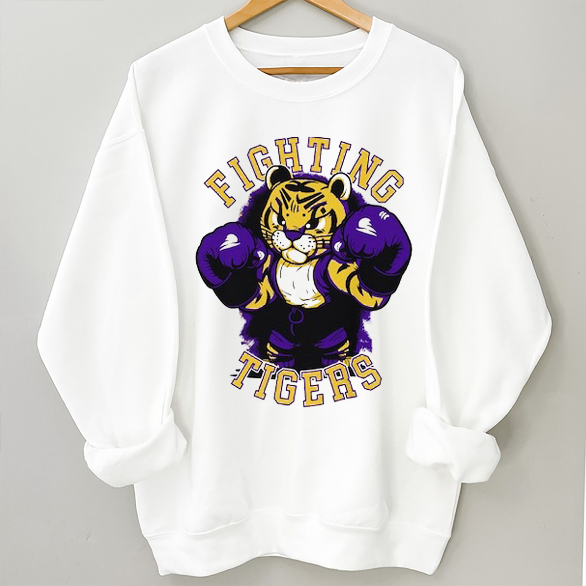 LSU Fighting Tigers Graphic Tee - Vintage Style Fan Gift