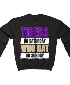 LSU Football T-Shirt Sweatshirt Hoodie - Gift for Louisiana Football Fan
