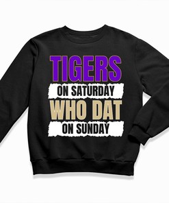 LSU Football T-Shirt Sweatshirt Hoodie - Gift for Louisiana Football Fan