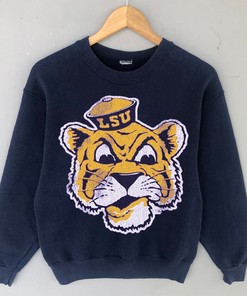 LSU Retro Unisex Tee Shirt Hoodie Sweashirt - Vintage Style Fan Gift