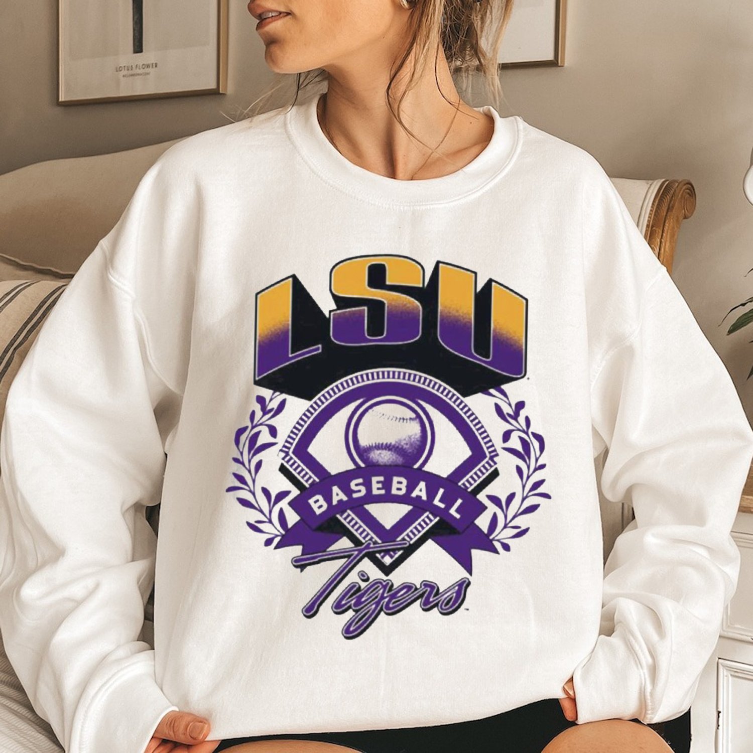 LSU Tigers Baseball Logo Shirt for NCAA Fans