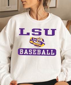 LSU Tigers Baseball Logo T-Shirt - Gift for Fans