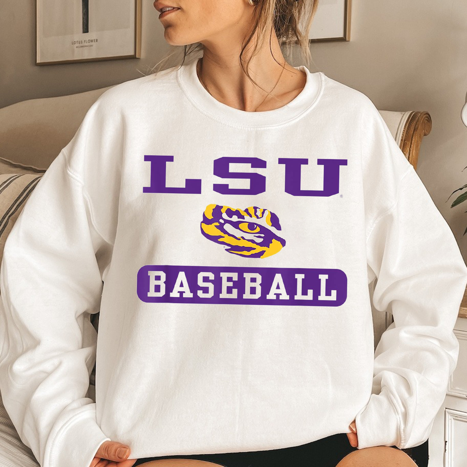 LSU Tigers Baseball Logo T-Shirt - Gift for Fans