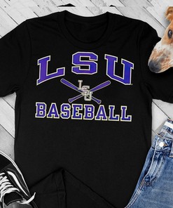 LSU Tigers Baseball Strike T-Shirt - Gift for Fans