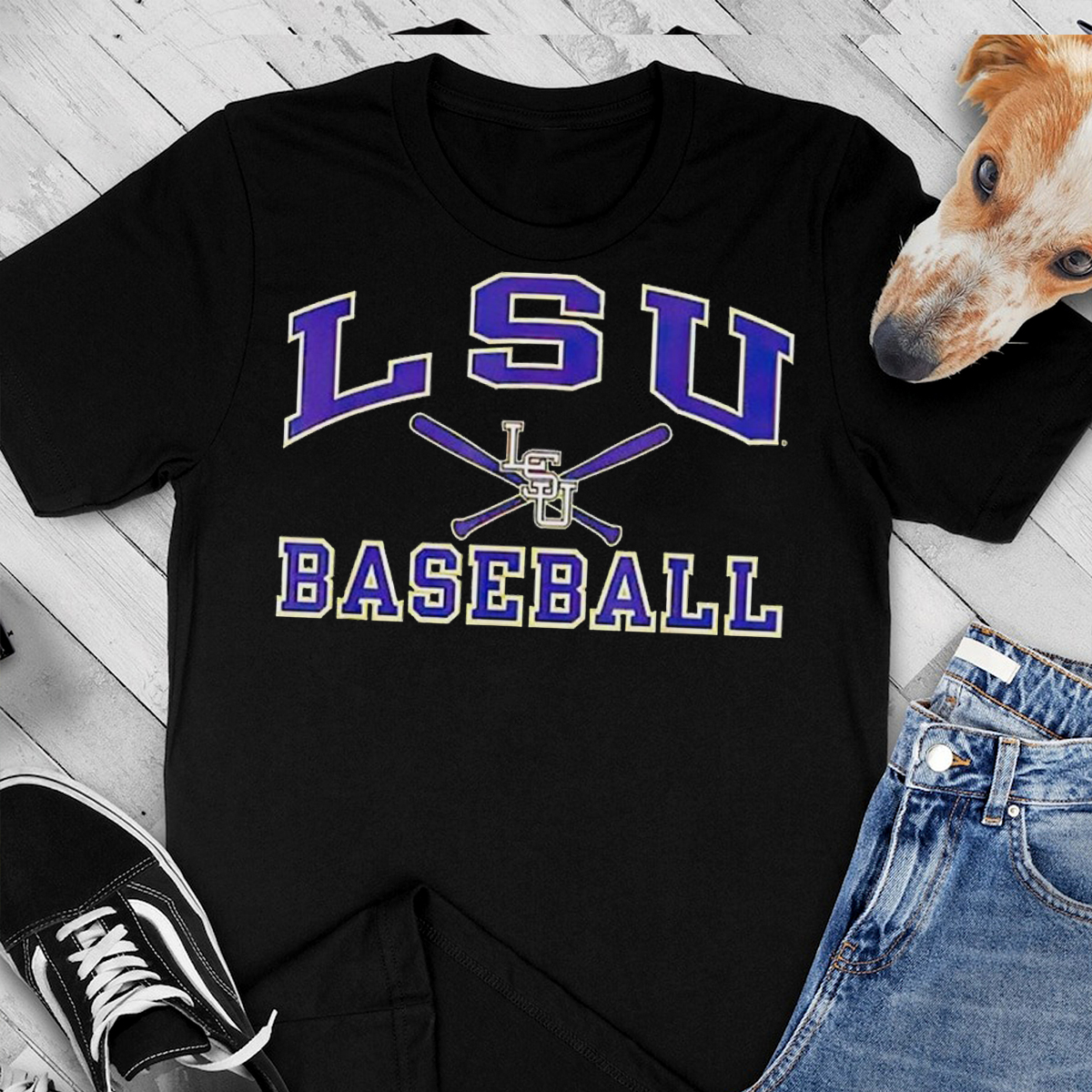 LSU Tigers Baseball Strike T-Shirt - Gift for Fans