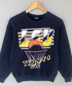 LSU Tigers Basketball T-Shirt Sweatshirt - Vintage Style Fan Gift