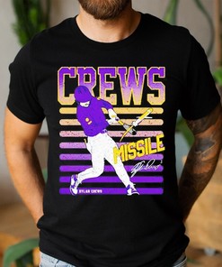 LSU Tigers Dylan Crews Missile Signature Shirt - Fan Gift