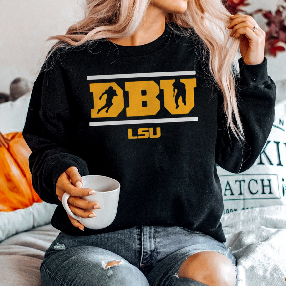LSU Tigers Football DBU T-Shirt Hoodie Sweatshirt Fan Gift