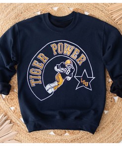 LSU Tigers Football T-Shirt - Vintage Style for LSU Fans