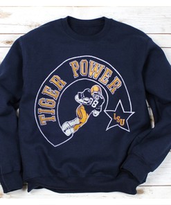 LSU Tigers Football T-Shirt - Vintage Style for LSU Fans