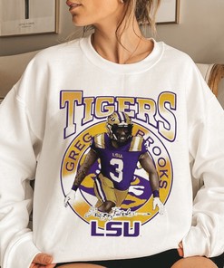 LSU Tigers Greg Brooks Eye Of The Tiger T-Shirt - Fan Gift