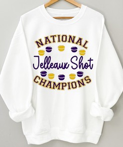 LSU Tigers National Jelleaux Shot Champions Shirt - Fan Gift