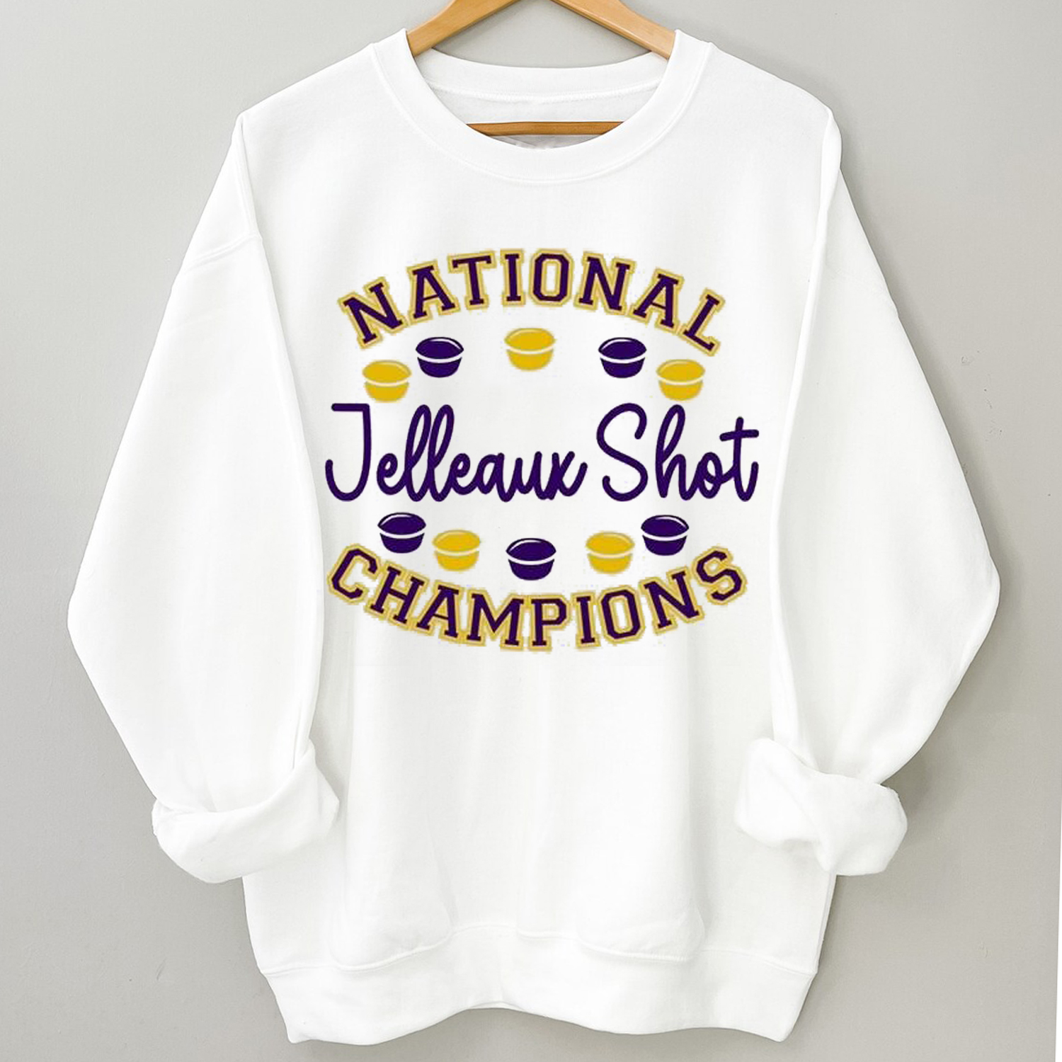 LSU Tigers National Jelleaux Shot Champions Shirt - Fan Gift