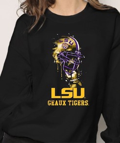 LSU Tigers Rising Helmet T-Shirt - Gift for Fans