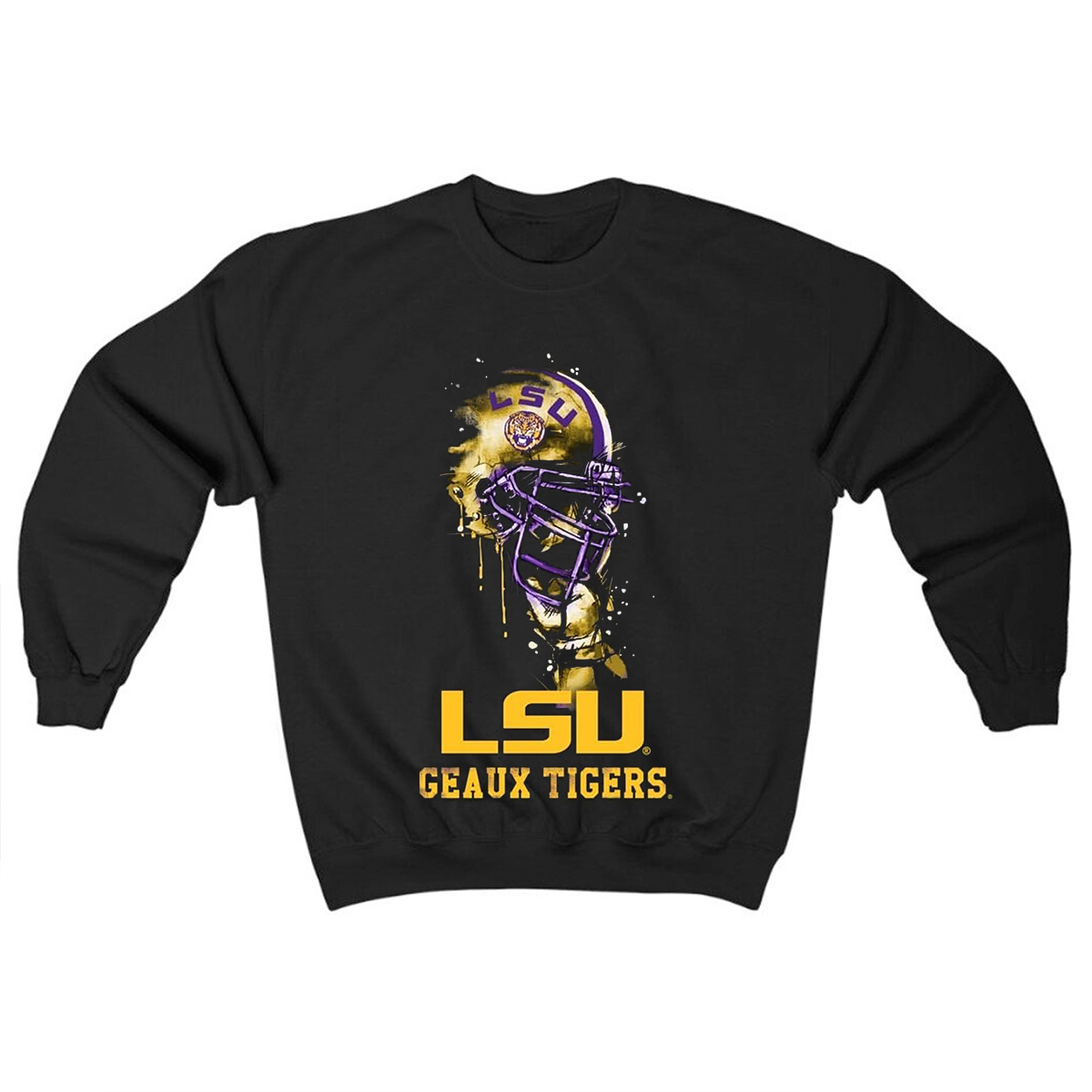 LSU Tigers Rising Helmet T-Shirt - Gift for Fans