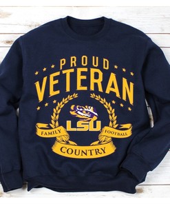 LSU Tigers Veteran T-Shirt - Gift for Fans