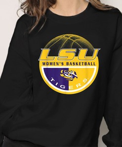 LSU Tigers Women's Basketball Dunk Logo T-Shirt - Gift for Fans