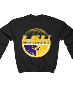 LSU Tigers Women's Basketball Dunk Logo T-Shirt - Gift for Fans