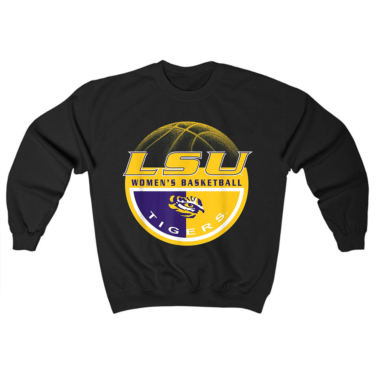 LSU Tigers Women's Basketball Dunk Logo T-Shirt - Gift for Fans