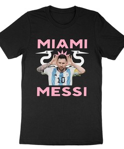 Lionel Messi GOAT T-Shirt - Inter Miami World Cup Souvenir - Vintage Style