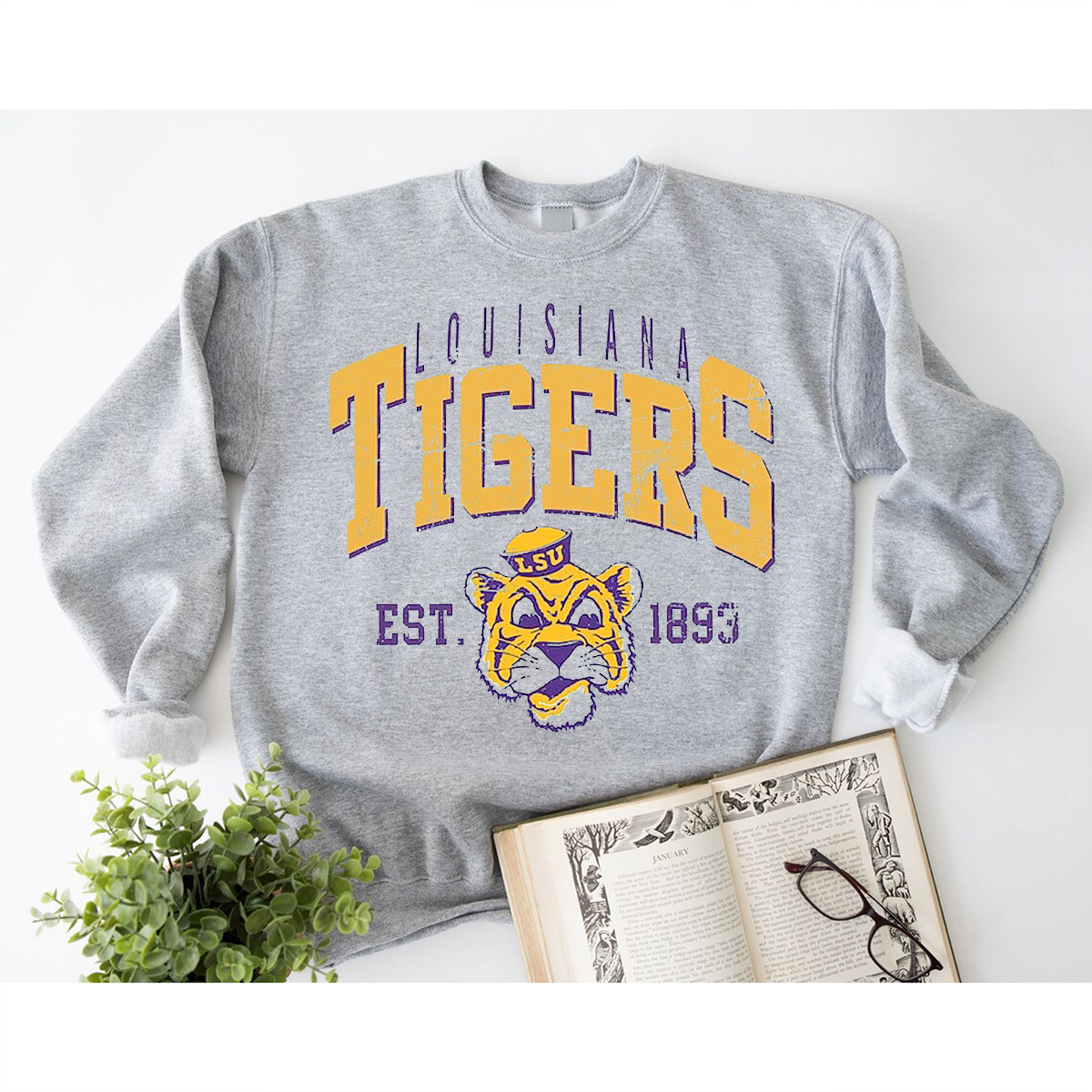 Louisiana Fan Crewneck Sweatshirt - Gift for Fans