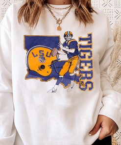 Louisiana State University Tigers Football T-Shirt - Vintage Style Fan Gift