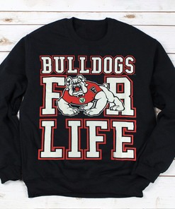Mens Graphic Football Delta Georgia Bulldogs Tee Shirt - NCAA Apparel for Fans