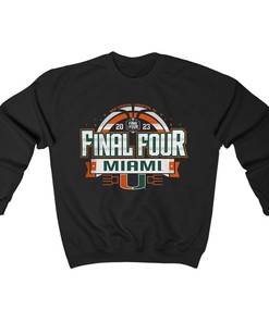 Miami Hurricanes 2023 NCAA Men's Basketball Final Four T-Shirt - March Madness Go Bold