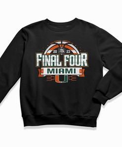 Miami Hurricanes 2023 NCAA Men's Basketball Final Four T-Shirt - March Madness Go Bold