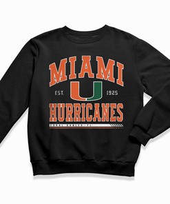 Miami Hurricanes Est 1925 NCAA T-Shirt, Hoodie, Sweatshirt - Vintage Football Crewneck