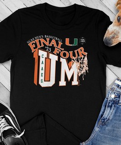 Miami Hurricanes Final Four T-Shirt - 2023 NCAA Men's Basketball Tournament Fanatics